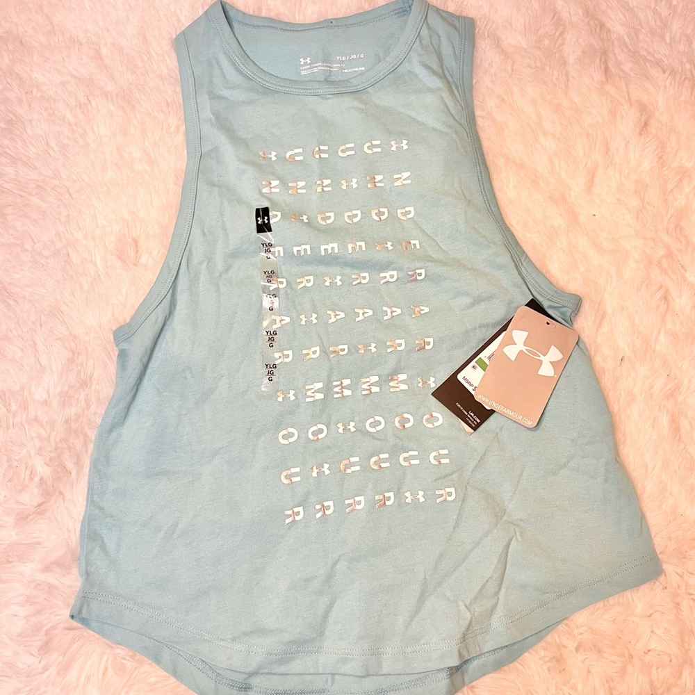 Under Armour Blue Girls Tank Top